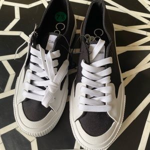 Calvin Klein Black & White Logo Lauri Sneakers